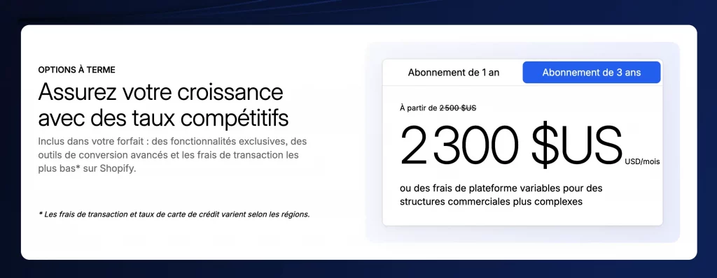 Shopify plus pricing